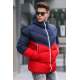 Men Navy Blue Puffer Jacket 5700 - Lacivert