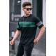 Men Printed Black T-Shirt 5850 - Siyah