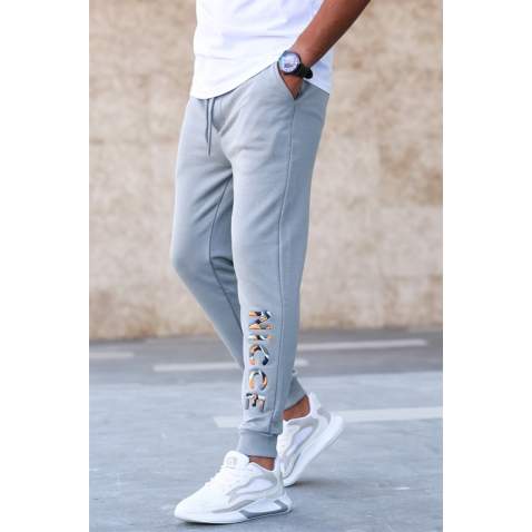 Madmext Men Smoke Gray Sweatpants 5614 - Füme