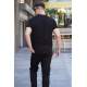 Men Black Basic T-Shirt 5883 - Siyah