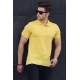 Madmext Yellow Basic Polo Shirt for Men 4550 - Sarı