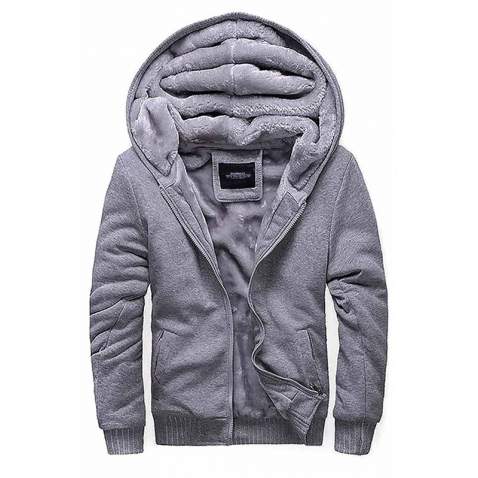 Madmext Men Gray Cardigan 22377 - Gri