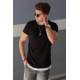 Madmext Black Basic T-shirt for Men 4465 - Siyah