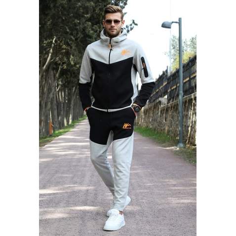 Madmext Men Gray Tracksuit 5697 - Gri