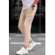 Madmext Printed Beige Sweatpants For Men 5616 - Bej