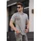 Men Dye Gray Polo T-Shirt 5822 - Boyalı gri