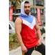 Madmext Men Sleeveless Red Hoodie 2897 - Kırmızı