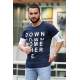 Madmext Navy Blue Printed T-shirt for Men Mad4010 - Lacivert