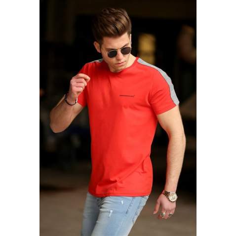 Madmext Men Red Plain T-shirt 4513 - Kırmızı