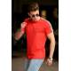 Madmext Men Red Plain T-shirt 4513 - Kırmızı