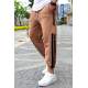 Madmext Men Oversize Short Cuffed Camel Sweatpants 4833 - Camel