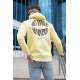 Madmext Yellow Hoodie Sweatshirt For Men 5331 - Sarı