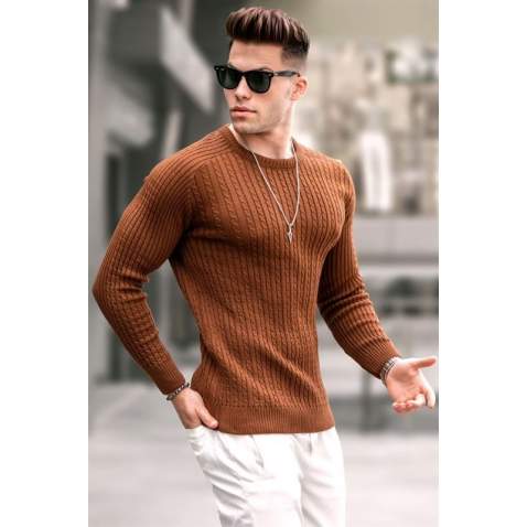 Camel Knitwear Sweater 5760 - Camel