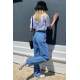 Mad Girls Blue Palazzo Jeans Mg1154 - Mavi