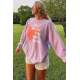 Mad Girls Pink Sweatshirt MG1224 - Lila