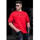 Madmext Men Printed Red T-shirt 4976 - Kırmızı