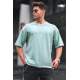 Madmext Green Oversize T-shirt for Men 4978 - Yeşil