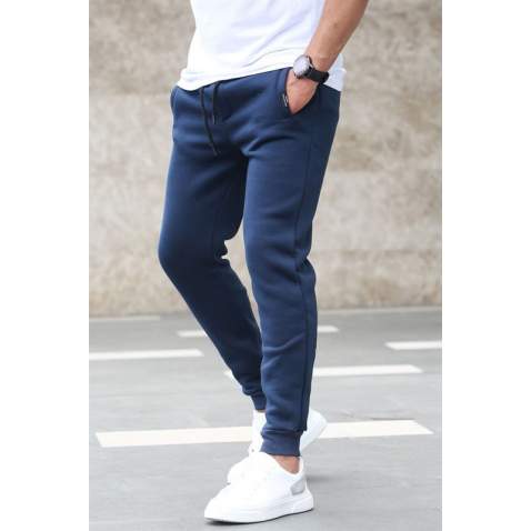 Madmext Men Plain Navy Blue Sweatpants 4210 - Lacivert