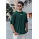 Madmext Green Oversize T-shirt for Men 5233 - Yeşil