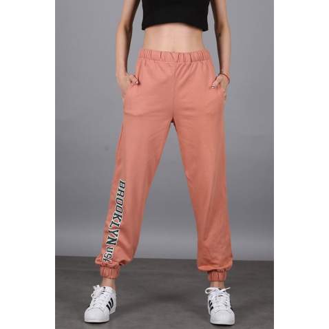 Mad Girls Soft Pink Sweatpants MG1102 - Pudra