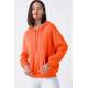 Mad Girls Orange Women's Sweatshirt MG827 - Turuncu