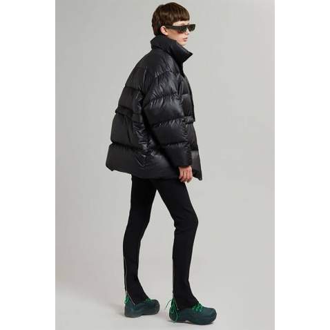 Mad Girls Black Puffer Jacket MG1398 - Siyah