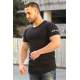 Madmext Black T-shirt for Men 4102 - Siyah