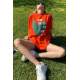 Mad Girls Printed Orange T-Shirt MG1202 - Turuncu