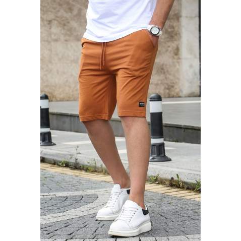 Madmext Men Camel Plain Shorts 2908 - Camel