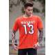 Madmext Men Printed Orange T-shirt 3008 - Turuncu