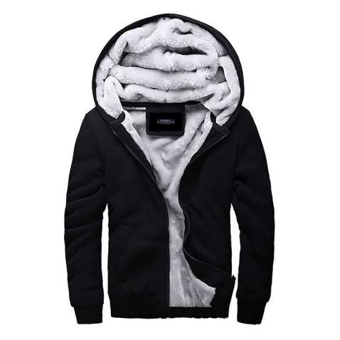 Madmext Men Black Cardigan 22377 - Siyah