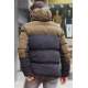 Men Khaki Puffer Jacket 5700 - Haki