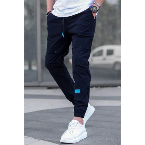 Madmext Men Basic Black Sweatpants 5412 - Siyah