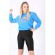 Mad Girls Blue Crew-Neck Women Sweatshirt MG789 - Mavi