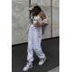 Mad Girls Oversize Ecru Sweatpants MG290 - Beyaz