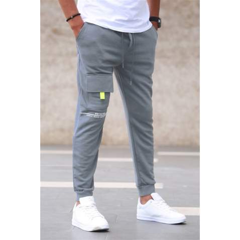 Madmext Men Dye Gray Trousers 5420 - Boyalı gri