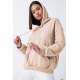 Mad Girls Beige Women's Sweatshirt MG827 - Bej