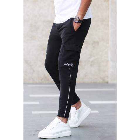 Madmext Black Sweatpants 4828 - Siyah