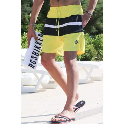 Madmext Yellow Swim Shorts 5111 - Sarı