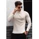 Madmext White Roll Neck Jumper 4658 - Beyaz