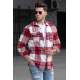 Madmext Men Plaid Red Shirt 4921 - Kırmızı