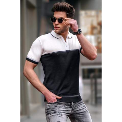 Men Black Polo T-Shirt 5731 - Siyah