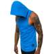 Sleeveless T-Shirt In Hooded turquoise 2893 - Turkuaz