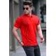 Men Red Polo T-Shirt 5822 - Kırmızı