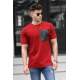 Madmext Men Printed Maroon T-shirt 5358 - Bordo