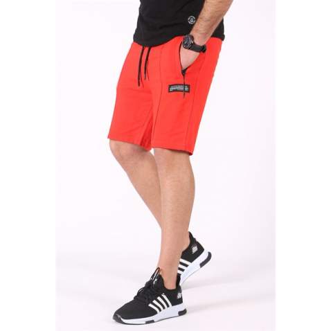 Madmext Red Zipper Detailed Shorts 4226 - Kırmızı