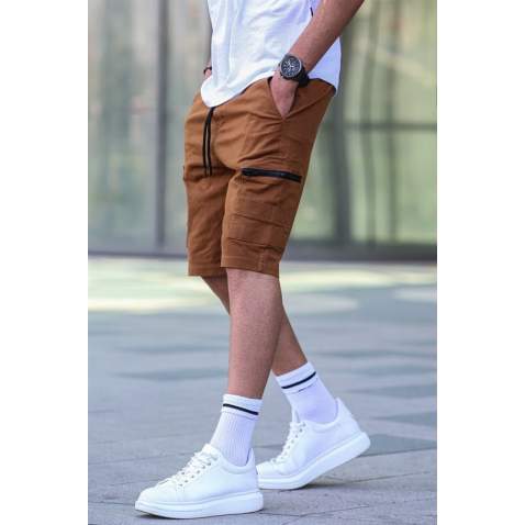 Men Camel Capri Shorts 5738 - Camel