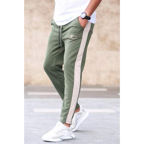 Madmext Men Khaki Sweatpants 5618 - Haki