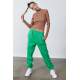 Women Green Oversize Sweatpants MG1235 - Yeşil