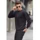 Madmext Men Black Sweatshirt 4782 - Siyah